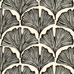 Zebra & Black Feather Palm Wallpaper - Removable & Bold for Statement Walls