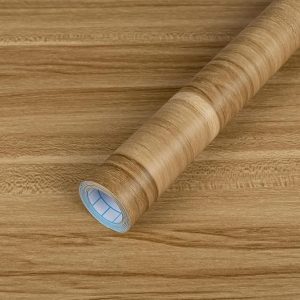 Realistic Wood Grain Contact Paper - Peel & Stick Wallpaper for Home Decor