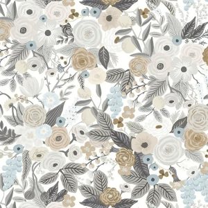 Floral Peel & Stick Wallpaper - Vintage-Inspired Design for Boho Bedrooms